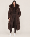 Brown Fur Collar