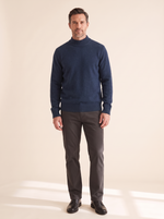 Dark Blue Half Turtleneck