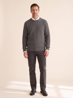 Dark Gray Round Neck